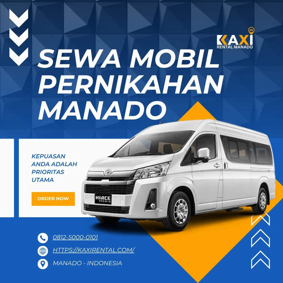 Sewa Mobil Pernikahan Manado