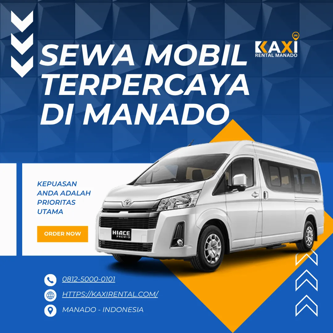 Sewa mobil terpercaya di Manado