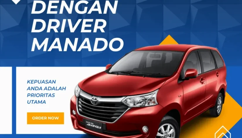 Rental mobil dengan driver Manado