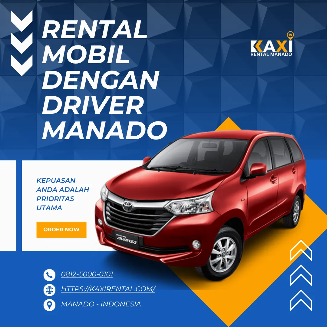 Rental mobil dengan driver Manado