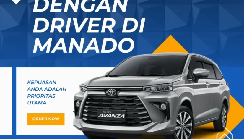 Sewa mobil dengan driver di Manado