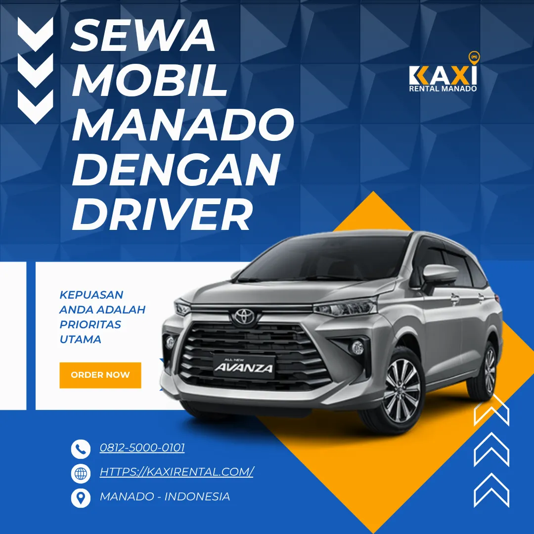 Sewa Mobil Manado dengan Driver