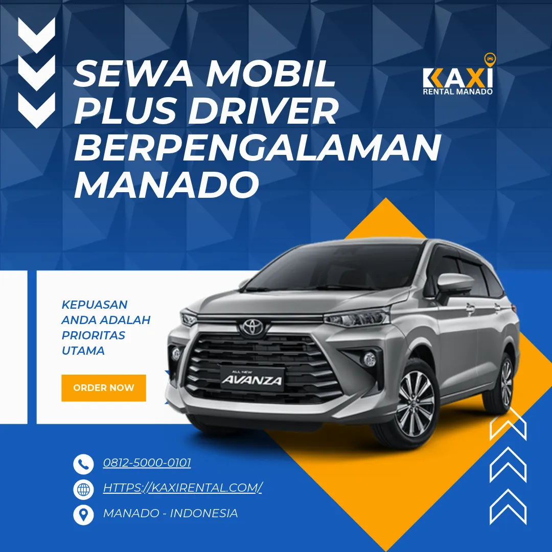 Sewa Mobil Plus Driver Berpengalaman Manado