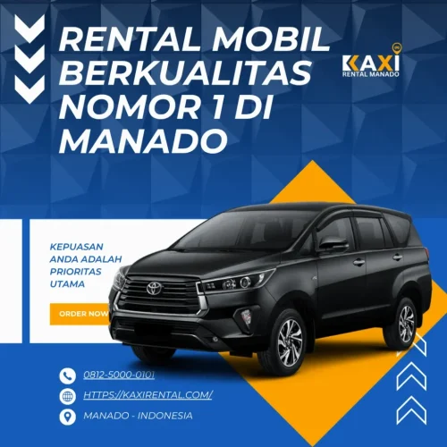 Rental Mobil Berkualitas Nomor 1 di Manado